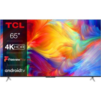 TCL P638K 65" 4K UHD HDR Smart Android TV - Grey - 65P638K 