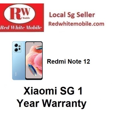 小米红米Note 12 6/128GB，带FOC红米Buds 4 Lite小米SG 1年保修